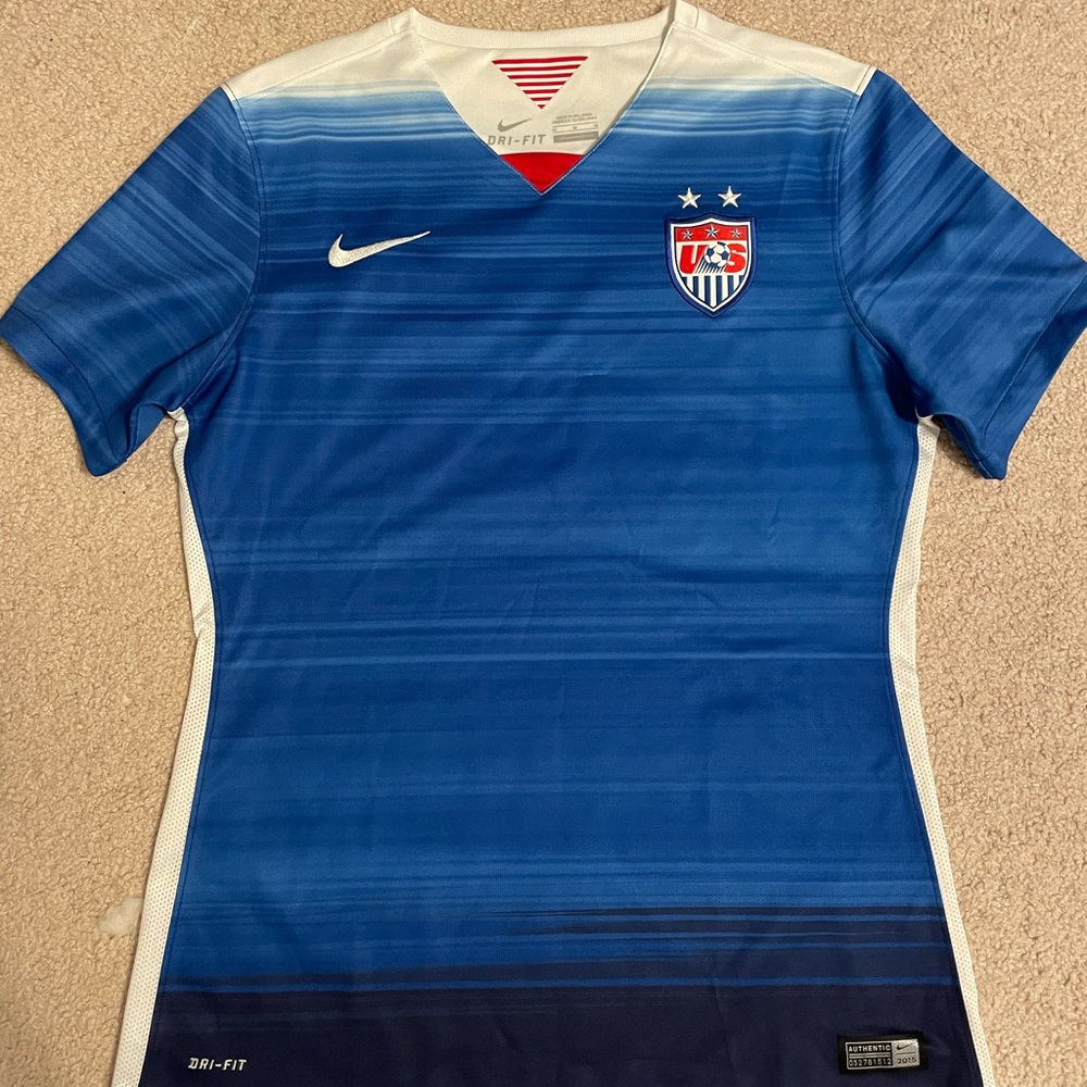 Nike USWNT Jersey World Cup 640872-480 Medium Soccer Olympics